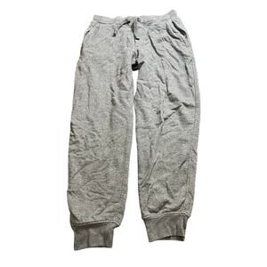 Patagonia Mahnya Fleece Pants Joggers Mens S Gray‎ 56666 Drawstring Zip Pockets